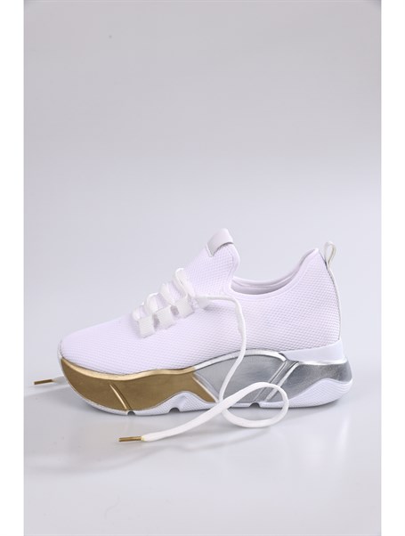 Moriz Beyaz Triko Kadın Spor Ayakkabı